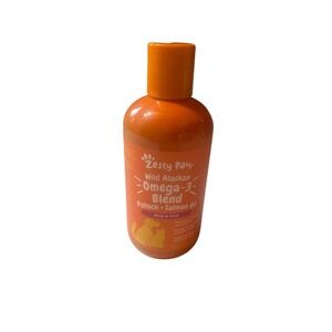 Zesty Paws Wild Alaskan Omega-3 Blend Pollock Salmon Oil Skin‎ Coat 8.5 oz.